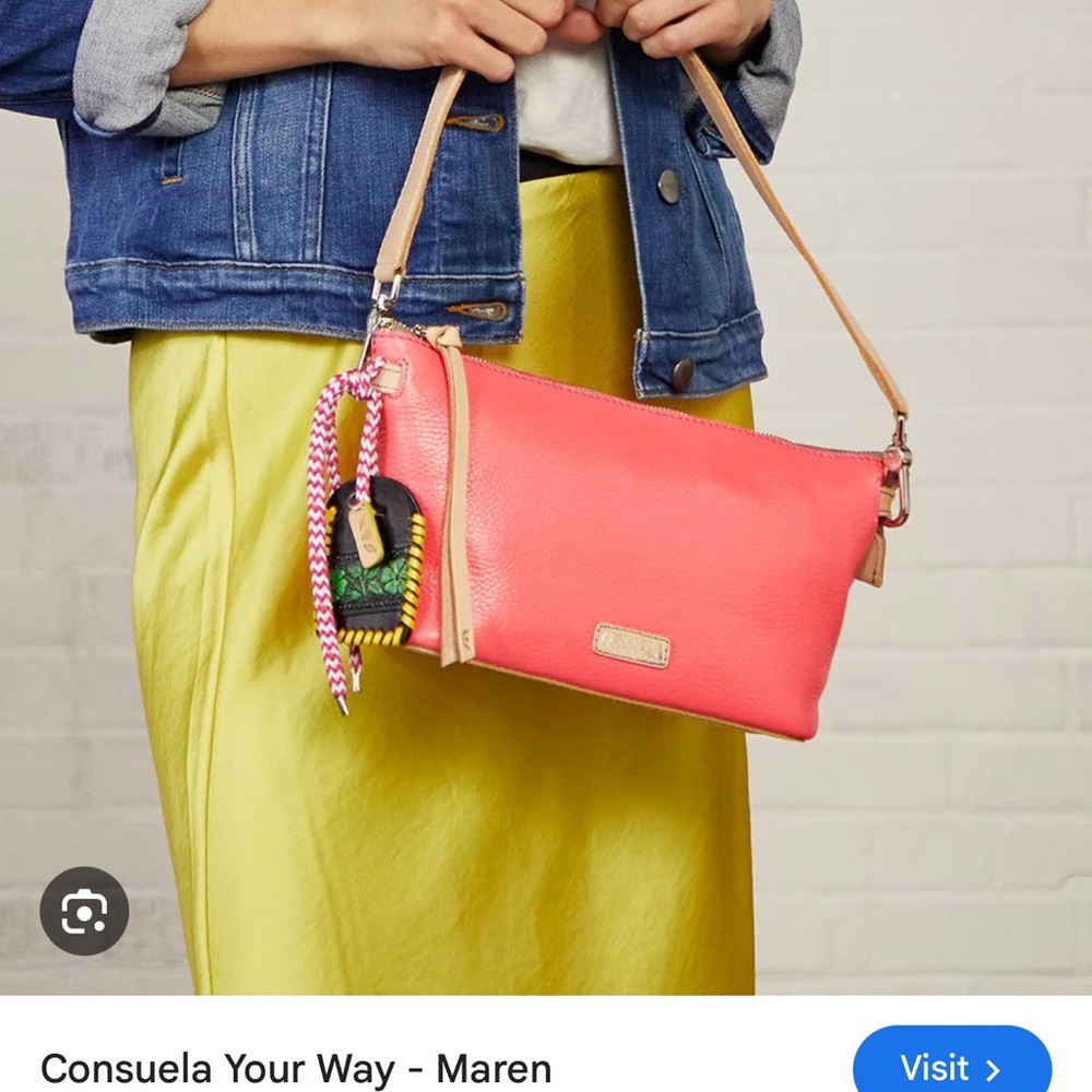 Consuela Maren Your Way Vibrant Pink Shoulder Bag - Picture 2 of 11